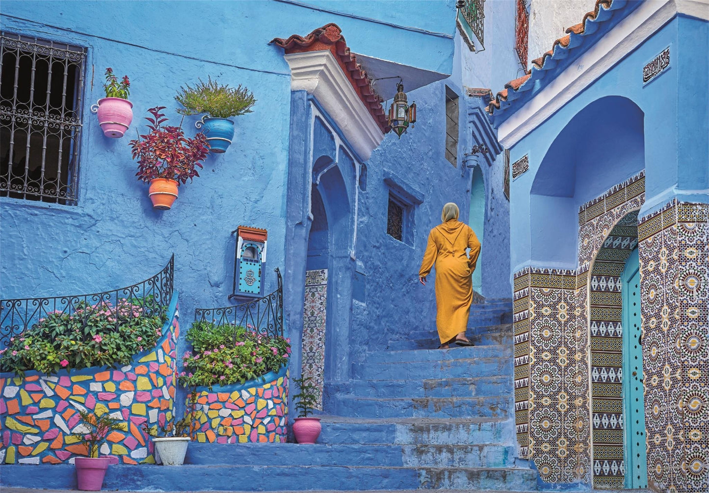 Clementoni Blue Street of Chefchaouen (500 Pieces)