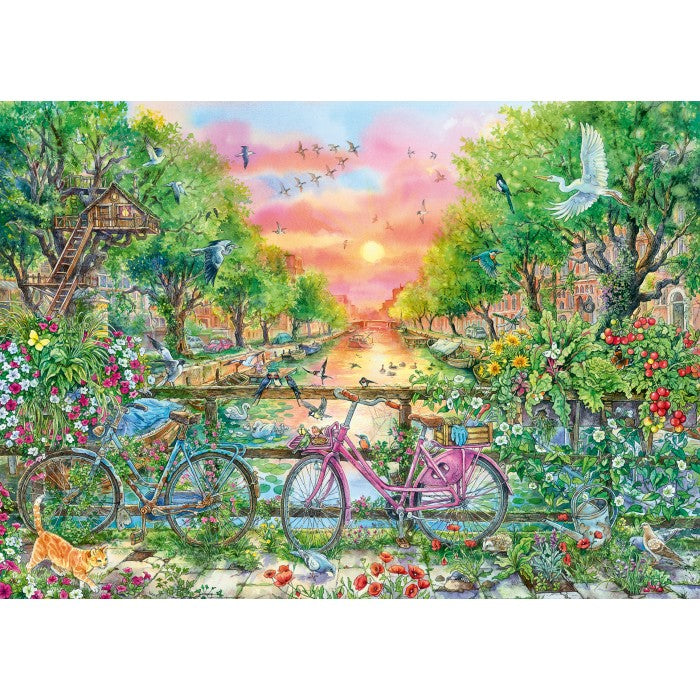 Ravensburger Dreamy Bikes in Amsterdam (1000 Pieces) - DAMAGED