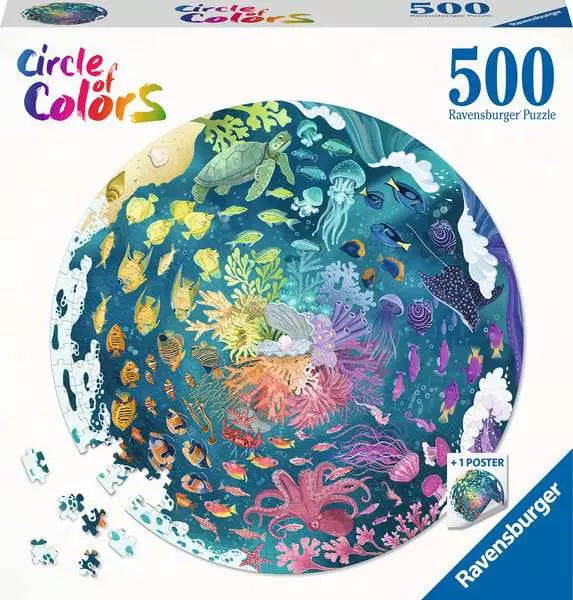 Ravensburger Circle of Colors: Ocean  (500 Pieces)