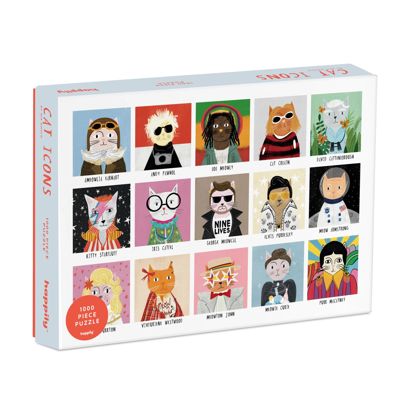 Happily Cat Icons (1000 pieces)